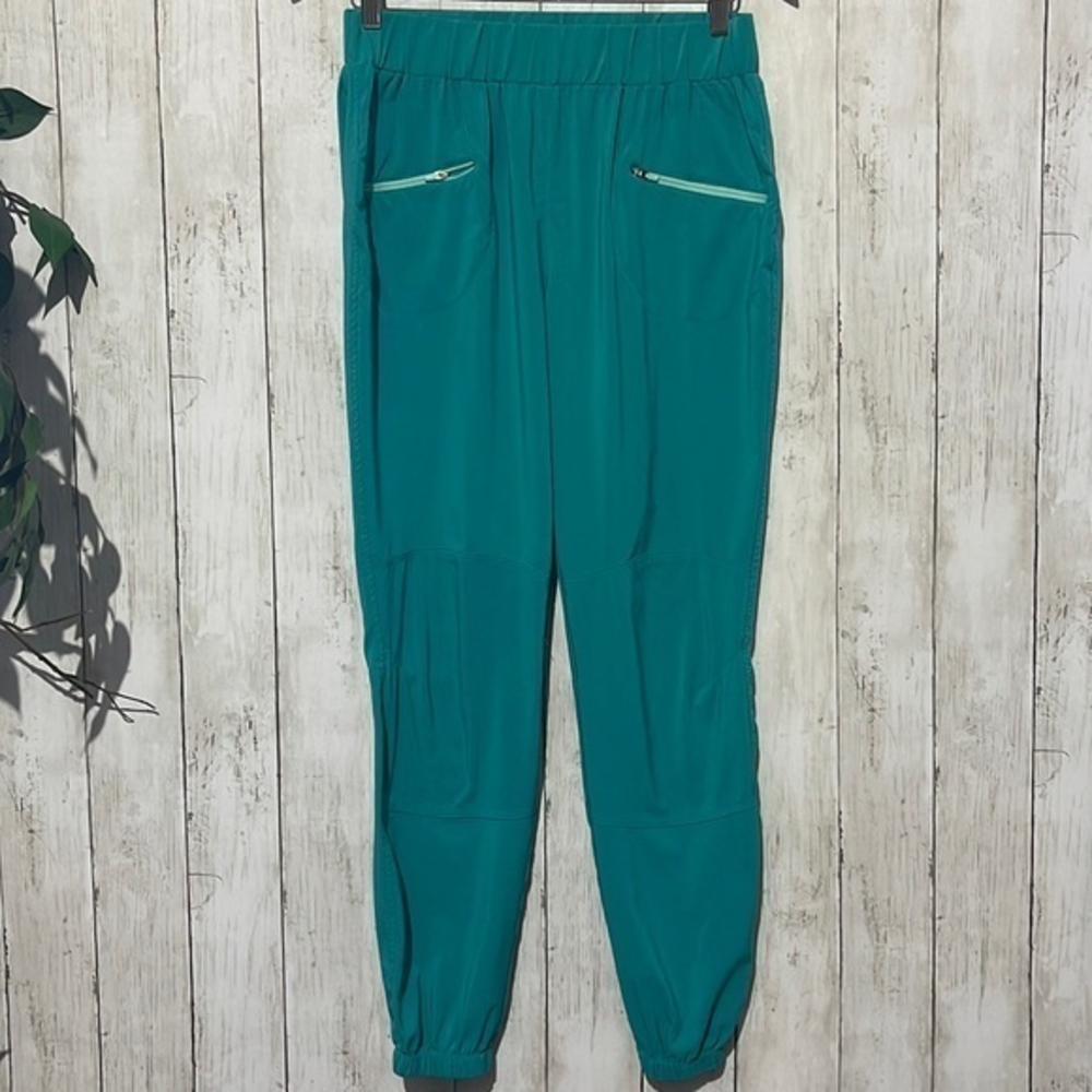 Merrell Small SelectWick Jogger Pants Womens Teal Green Hiking Activewear J001